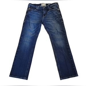 Ariat M7 Medium Wash Silverton Coltrane Slim Straight Jeans - Mens Size 35/32